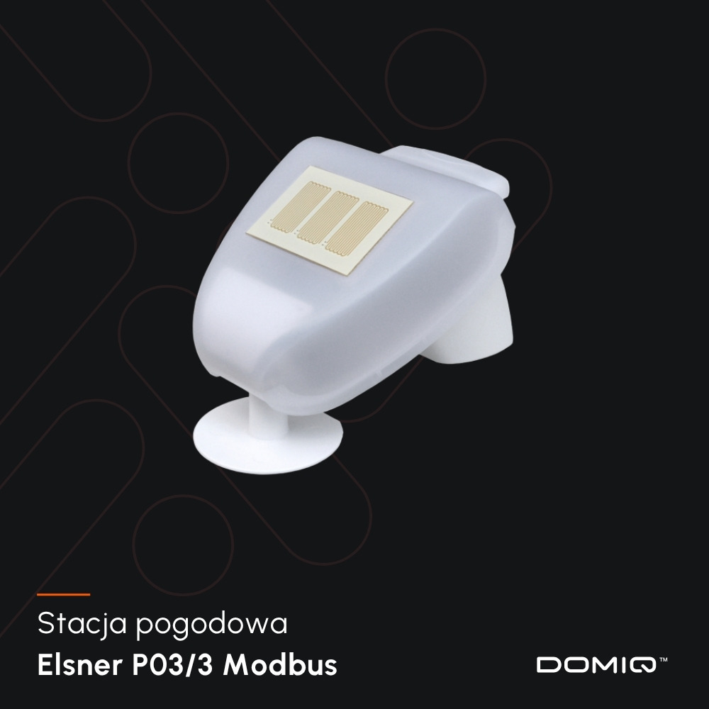 Stacja pogodowa Elsner P03/3 Modbus – inteligentne sterowanie budynkiem z DOMIQ